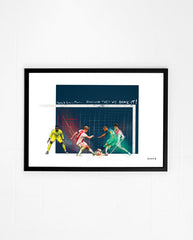 ART OF Spurs 90+6 Framed Print | THFC Football Wall Art