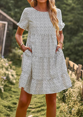 SUNSHINE SPOT MINI DRESS - CREAM