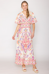 Paisley Print Dress