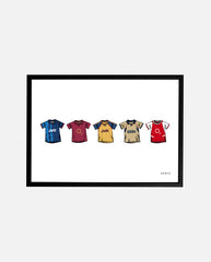 ART OF AFC Classics Framed Print | Football Wall Art