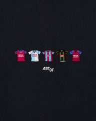 ART OF AVFC Classics Tee | Aston Villa Black Graphic Football T-shirt