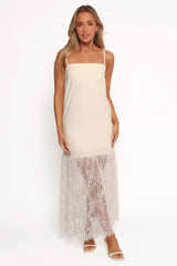Grant Midi Dress - Cream