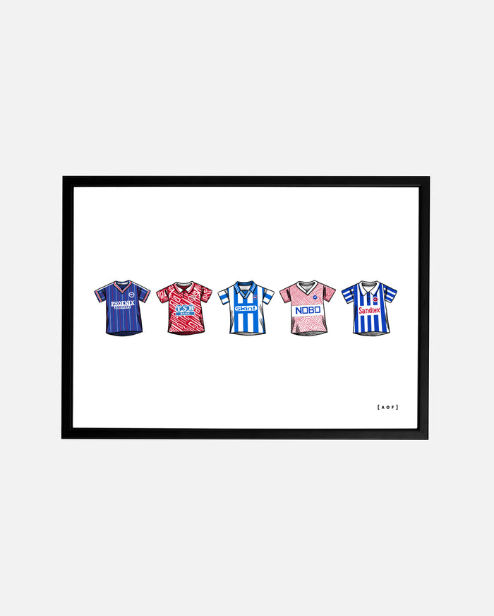 ART OF x Brighton Classics Framed Print | BHAFC Football Art