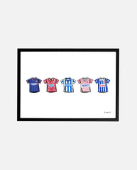 ART OF x Brighton Classics Framed Print | BHAFC Football Art