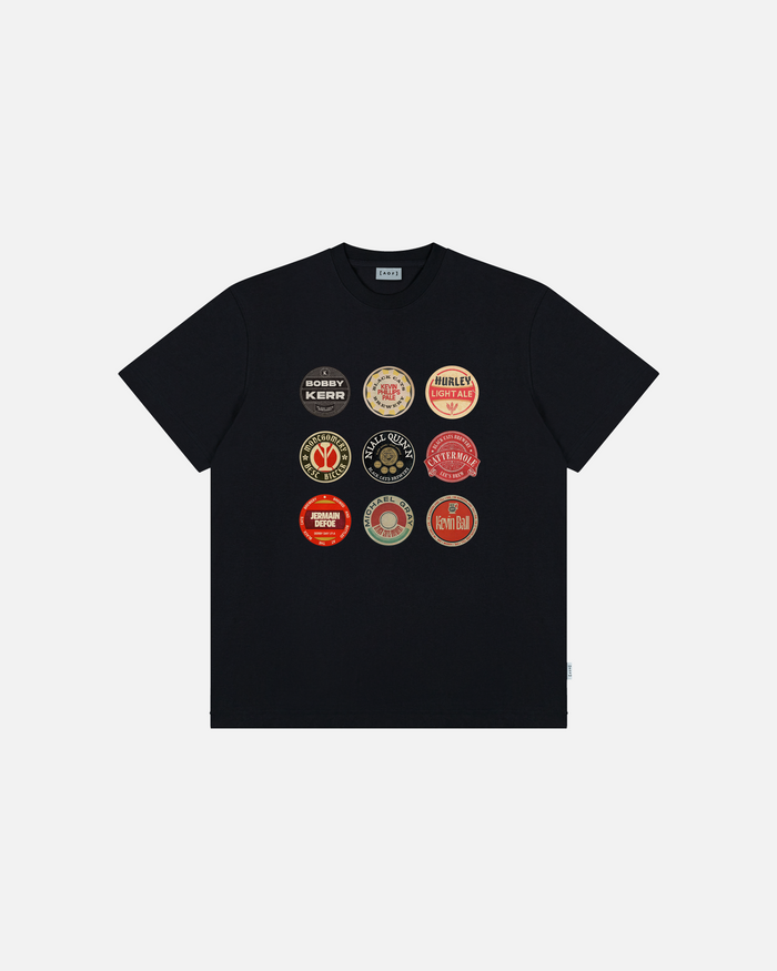 ART OF Sunderland Black Cats Brewery Tee | SAFC Black Football T-shirt