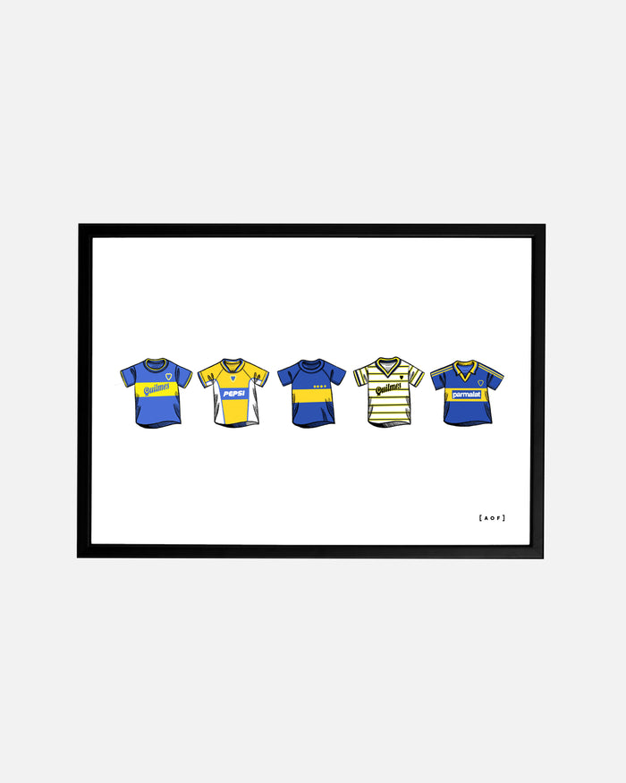 ART OF Boca Classics Framed Print | Argentine Football Wall Art