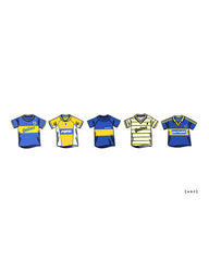 ART OF Boca Classics Framed Print | Argentine Football Wall Art
