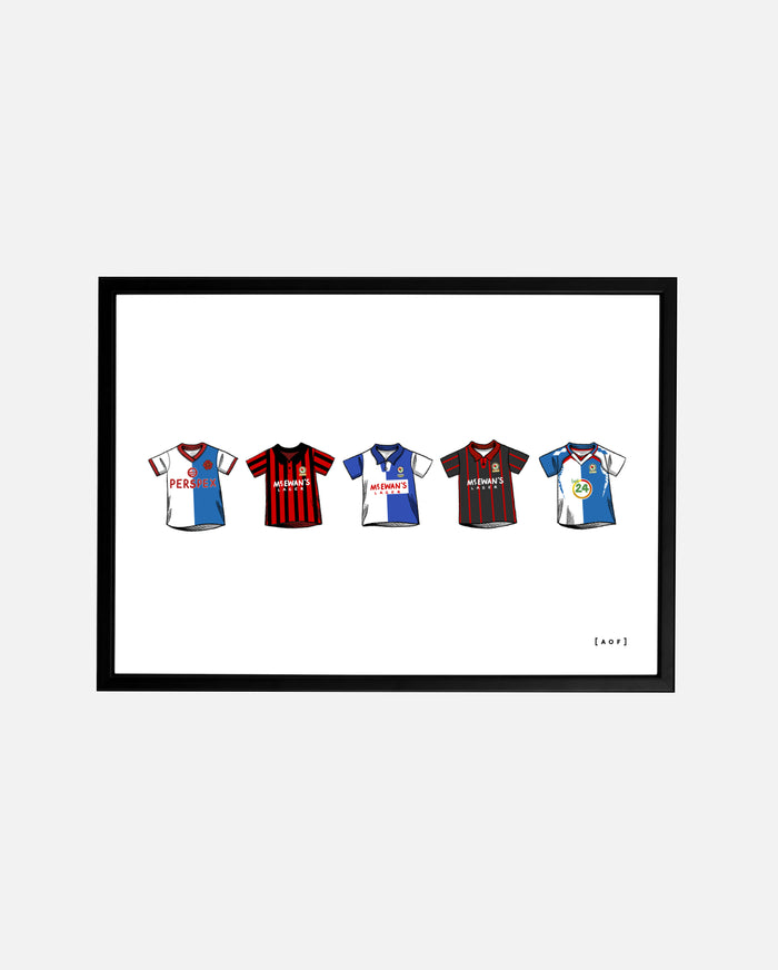 ART OF x Blackburn Rovers Classics Framed Print | BRFC Football Art