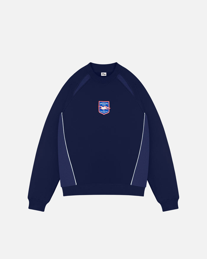 ART OF x Brighton Panelled Navy & Blue Sweat | BHAFC Football Merch