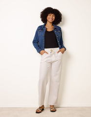 Elasticated Trousers With Tie