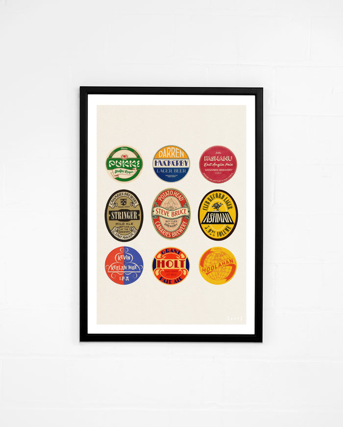 ART OF Norwich Canaries Brewery Framed Print | NCFC Football Art