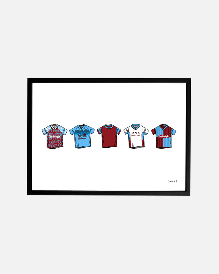 ART OF x Burnley Classics Framed Print | BFC Football Wall Art