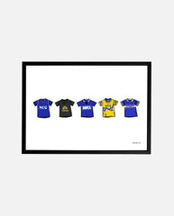 ART OF x Everton Classics Framed Print | EFC Football Wall Art