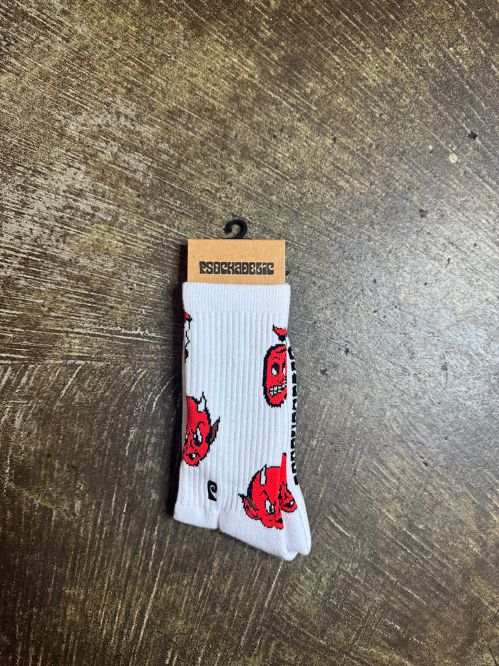 Evil Apple Socks