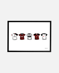 ART OF x Fulham Classics Framed Print | FFC Football Wall Art
