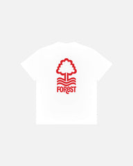 ART OF x Forest 90s Crest Tee | NFFC White Graphic Football T-shirt