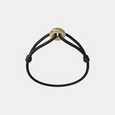 Wecord Golden Soho Cord Bracelet, Black