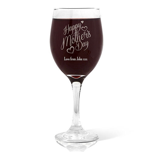 Happy Mother's Day Wine Glass