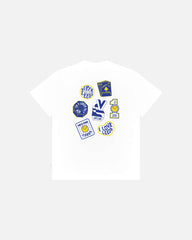 ART OF x Leeds United Patch Tee | LUFC White Graphic Football T-shirt