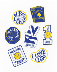 ART OF x Leeds United Patch Tee | LUFC White Graphic Football T-shirt