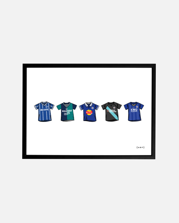 ART OF Leicester City Classics Framed Print | LCFC Football Wall Art