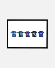 ART OF Leicester City Classics Framed Print | LCFC Football Wall Art
