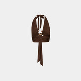 Baobab Louise Top, Espresso, Front