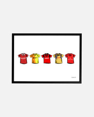 ART OF x Nottingham Forest Classics Framed Print | NFFC Football Art