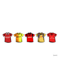 ART OF x Nottingham Forest Classics Framed Print | NFFC Football Art