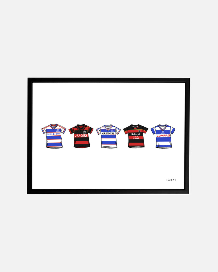 ART OF x QPR Classics Framed Print | Football Wall Art