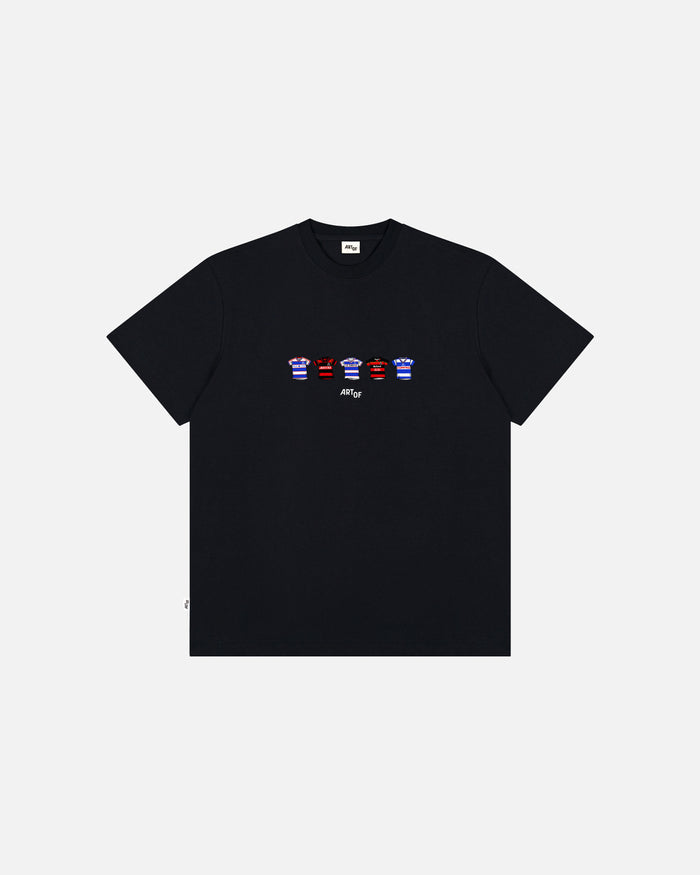 ART OF x QPR Printed Classics Tee | Black Graphic Football T-shirt