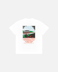 ART OF Fulham Riverside Stand Tee | FFC White Graphic Football T-shirt