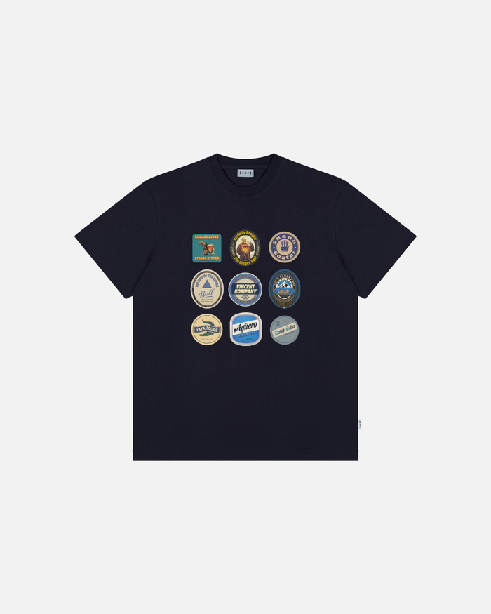 ART OF The Citizens Brewery Tee | MCFC Navy Graphic Football T-shirt