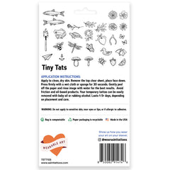 Tiny Tats Temporary Tattoo Sheets