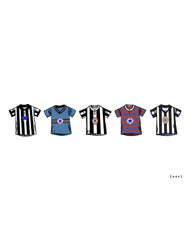 ART OF Toon Classics Framed Print | NUFC Football Wall Art