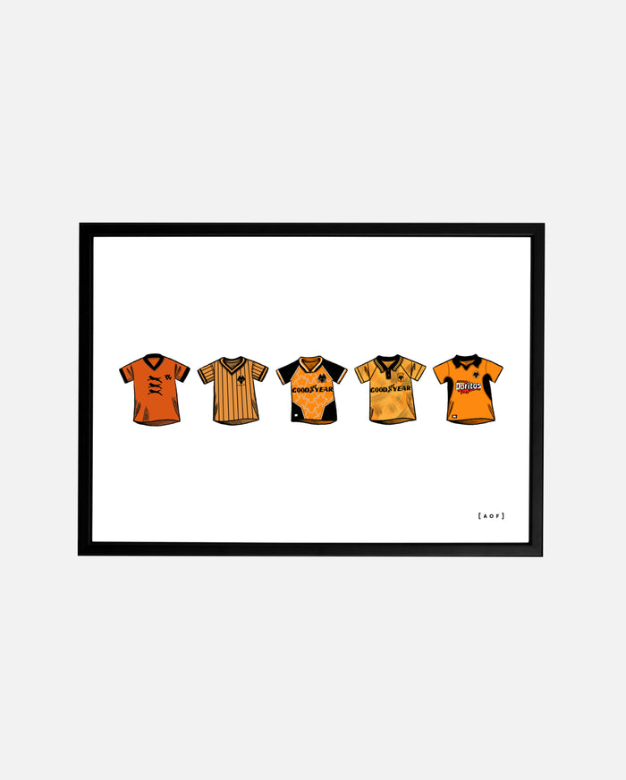 ART OF x Wolves Classics Framed Print | Football Wall Art