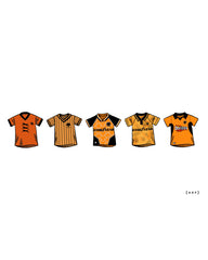 ART OF x Wolves Classics Framed Print | Football Wall Art