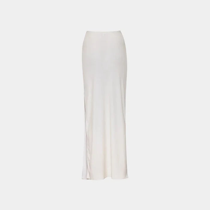 Baobab Zur Maxi Skirt , ivory, back