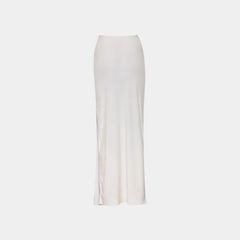Baobab Zur Maxi Skirt , ivory, back