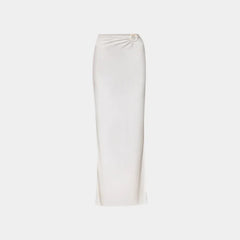 Baobab Zur Maxi Skirt , ivory, front