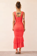 Eternal Muse Maxi Dress - Red