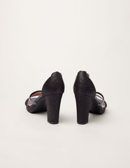 Glitter Diamante Heels