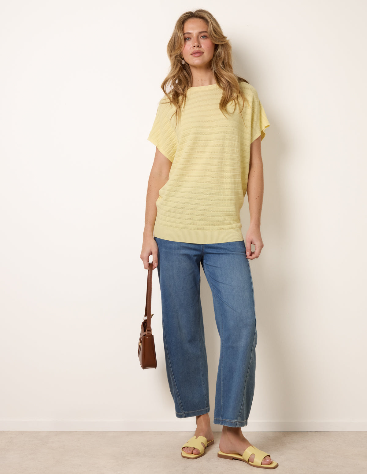 Textured Sleeveless Knit Top