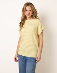 Textured Sleeveless Knit Top