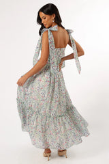 Floret Midi Dress - Multi