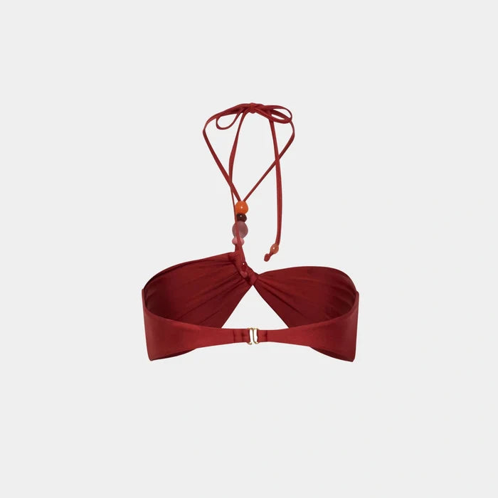 Baobab Bari Bikini Top, Arcilla , Back