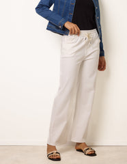 Elasticated Trousers With Tie
