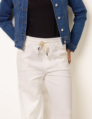 Elasticated Trousers With Tie