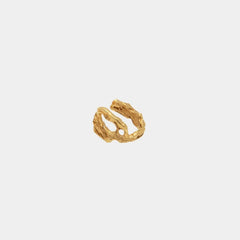 Loveness Lee Copiapoa Cuff, Side, Gold Plated