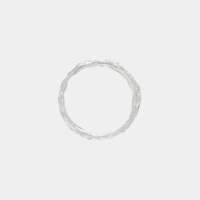 Loveness Lee Euly Silver Ring, Top